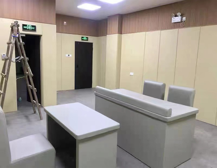 審訊室防撞墻板該如何安裝，廣州星美建材防撞軟包